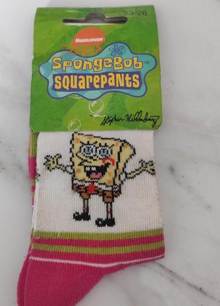 Шкарпетки дитячі spongebob. р. 23-26