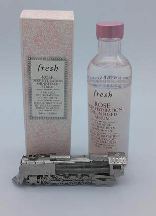 Зволожуюча сироватка fresh rose deep hydration oil-infused serum
