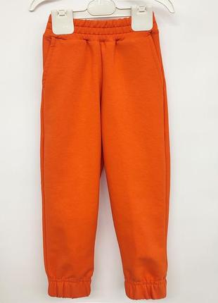 Оранжевые спортивные штаны, размер 86-64