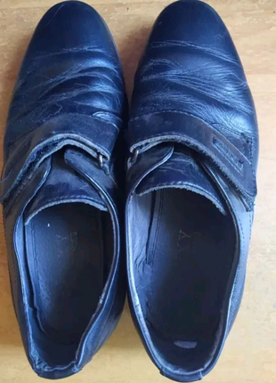 Туфли кожаные на подростка,39 размер