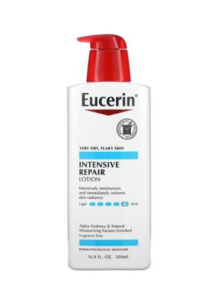 Eucerin, інтенсивне відновлення, лосьйон, без ароматизаторів, ...