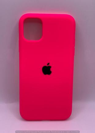 Чохол IPhone 11 Silicone case barber pink 75811