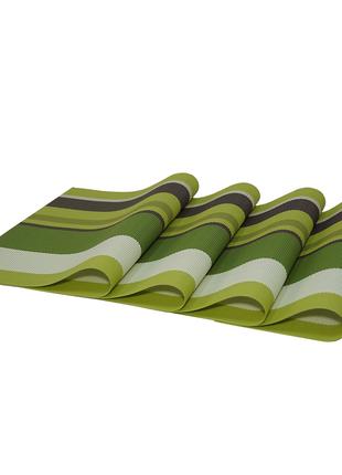 Комплект из 4-х сервировочных ковриков, зеленый, Gp, хорошего ...