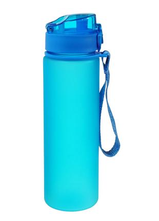 Бутылка для воды Supretto 560 мл, голубой, GP, Спортивная буты...