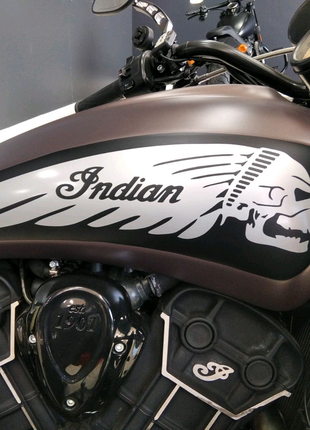 Наклейки на бак мотоцикла Indian
