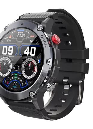 Умные Смарт Часы Smart Watch C21 Black IP68 с Разговорным дина...