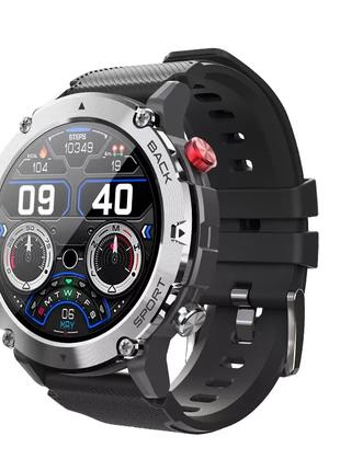 Умные Смарт Часы Smart Watch C21 Silver IP68 с Разговорным дин...