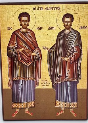 Икона Святые мученики Косма и Дамиан