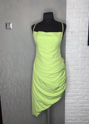 Асиметрична коктейльна сукня для вагітних плаття з оголеною сп...