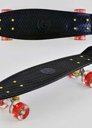 Дитячий скейт, Пенні борд Best Board 0990, дошка 55 см, із кол...
