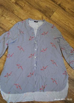 Рубашка блузка george 54 размер вискоза