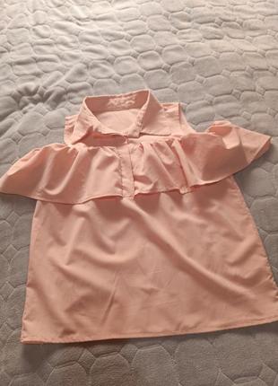 Блуза з воланом блуза сорочка