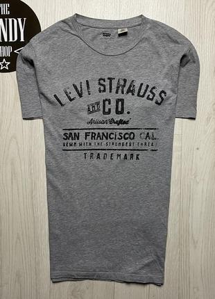 Мужская футболка levis, размер по факту s-m