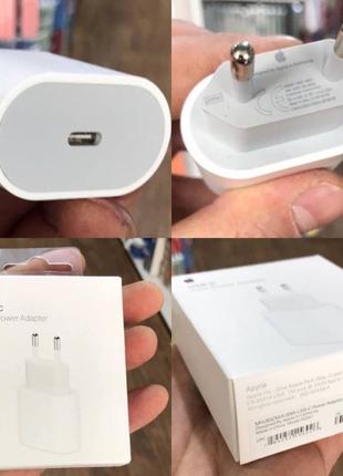 Зарядка айфон блок питания адаптер iPhone USB-C 20W Apple Оригина