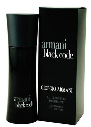 Armani black code giorgio armani for men: туалетна вода 125 мл