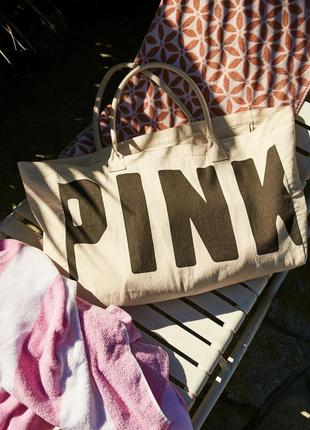 Сумка - шоппер из серии pink от victoria’s secret 💕