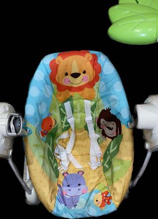 Портативна колиска-гойдалка Fisher-Price для немовлят на механ...