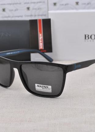 Фирменные солнцезащитные матовые очки matrix polarized mt8406