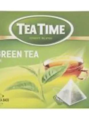 Чай зеленый классический в пакетиках GREEN Tea Time, 20 шт. (4...