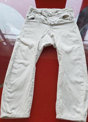 Rebus джинсы светлые стильные мальчику 4-5-6л 104-110-116см