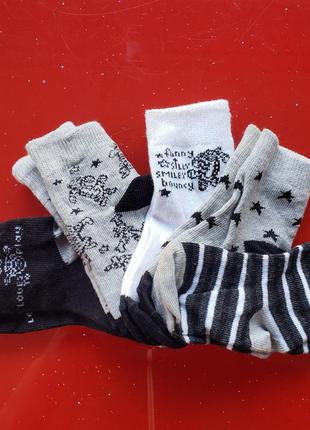 George набор 5 пар носочки носки хлопок на новорожденного малы...