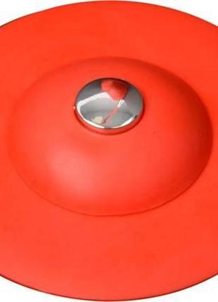 Корок до ванни и раковин, силиконовий FALA, Ø= 100 мм, червони...