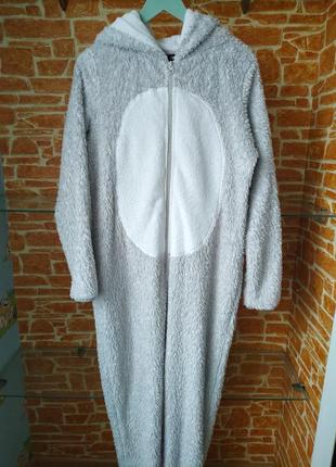 Махровый кигуруми пижама размер м