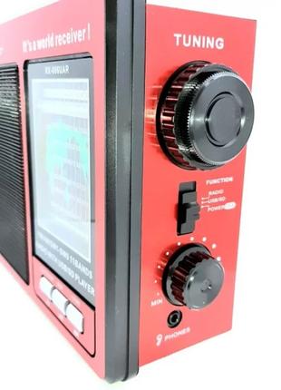 Радіоприймач Golon RX-006 AM/SW/FM від мережі та батарейок MP3...