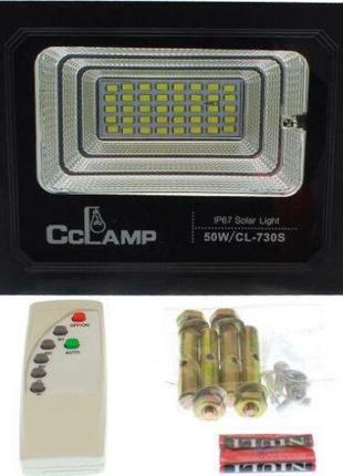 Прожектор на аккумуляторе с солнечной панелью CcLamp Solar pro...