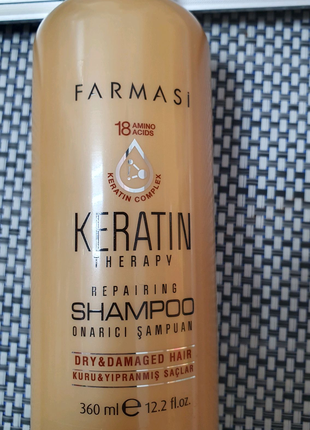 Шампунь для волосся KERATIN