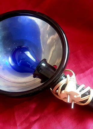 Синя лампа рефлектор Минина