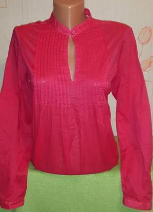 Яркая сочная блузка розового цвета tommy hilfiger, 💯 оригинал,...