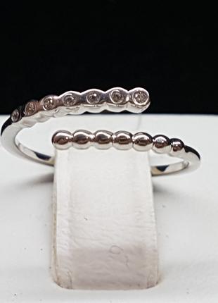 Серебряное кольцо с фианитами. Артикул 901-01049 15