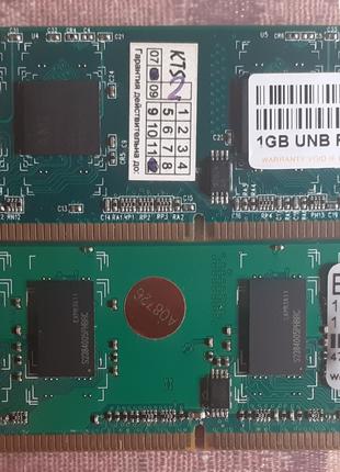 Оперативна память для ПК 2 по 1 Gb DDR2-800 INTEL/AMD Тест ОК