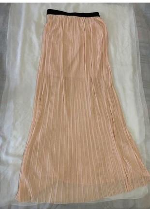 Tally weijl отличная длинная юбка персикового цвета.