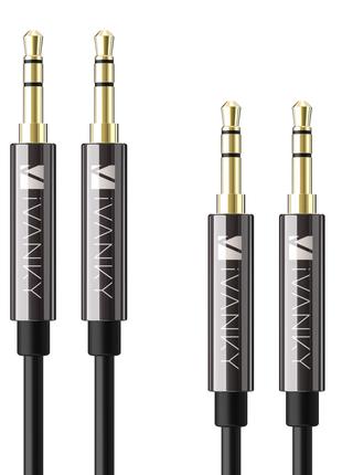 IVANKY Aux Cable 4ft [Hi-Fi Sound, 2-Pack], 3,5-миллиметровый ...