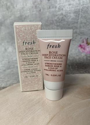 Fresh rose deep hydration face cream зволожувальний крем