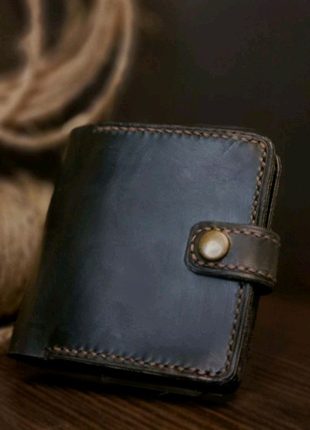 Шкіряний гаманець Vintage ручної роботи