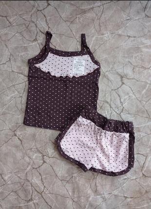 Летняя пижама для девочки 2-3 лет, размер 98
