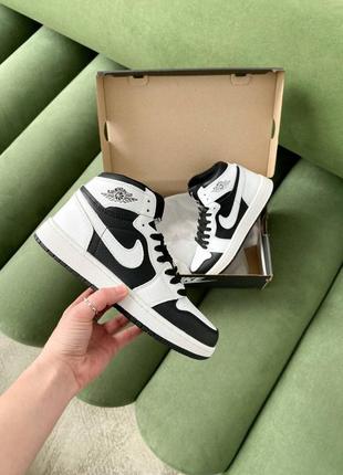 Air jordan retro 1 white black panda🔝