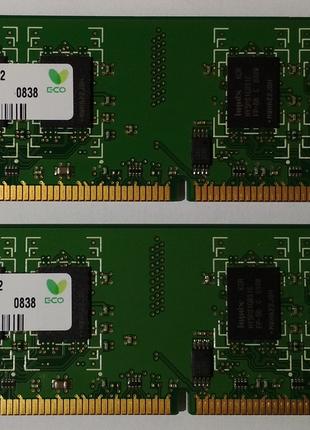 Комплект на 4GB (2x2GB) DDR2 RAM PC2 6400U 800 Hynix (Intel/AM...