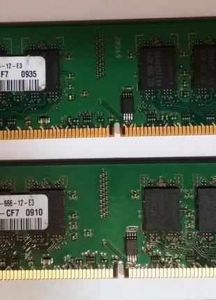 Комплект на 4GB (2x2GB) DDR2 RAM PC2 6400U 800 Samsung (Intel/...