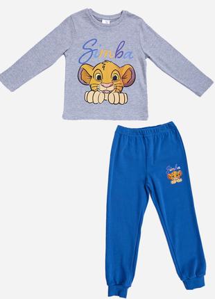 Спортивный костюм «Король Лев, 6 лет, 116 см, серо-синий». Про...