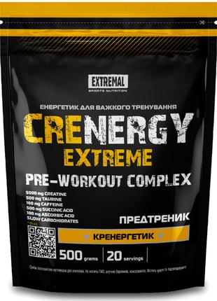 Предтреник CRENERGY 500 г дикий апельсин Extremal Предтренеров...