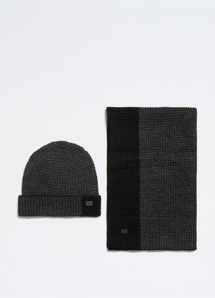 Новый набор шарф+шапка calvin klein ( ck set scarf+hat ) с аме...