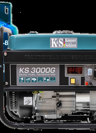 Газобензиновый генератор KS 3000 G 2,6 кВт ручной старт, 220В