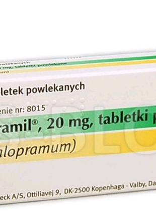 Cipramil 20 мг 28 шт ципрамил ціпраміл ціталопрам циталопрам