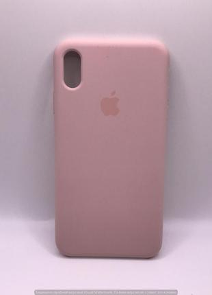 Чохол Iphone Xs Max Silicon case pink sand 75845