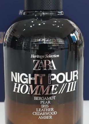 Парфюмированная вода для мужчин Zara night pour homme III (Her...