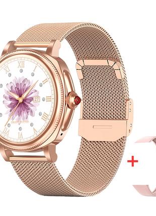 Розумний наручний жіночий смарт-годинник Smart Summer Gold